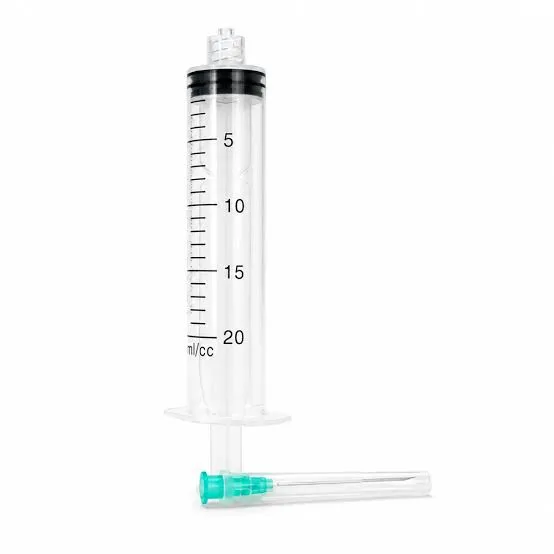 Jeringa Hipodermica Esteril de 20 ml